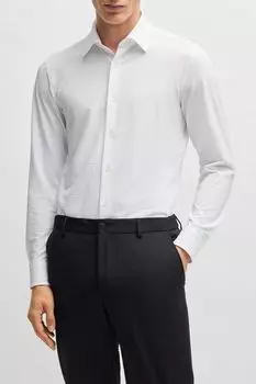 Рубашка облегающего кроя BOSS