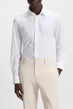 Рубашка облегающего кроя BOSS