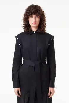 Рубашка однотонная на поясе Lacoste