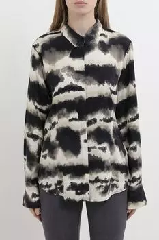 Рубашка приталенная с принтом Taifun