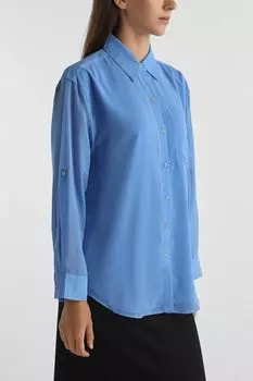 Рубашка прямого кроя с карманом Calvin Klein