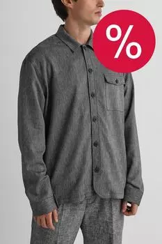 Рубашка прямого кроя с карманом Casual Friday