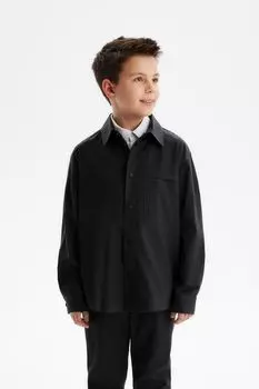 Рубашка прямого кроя с карманом Silver Spoon