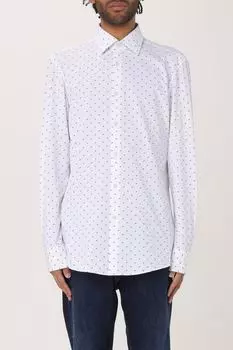 Рубашка прямого кроя с принтом BOSS