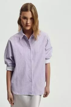 Рубашка прямого кроя в полоску Nume