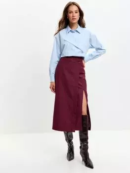 Рубашка с декоративным откидным воротником. Trends Brands