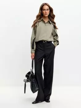 Рубашка с декоративными элементами на рукавах Trends Brands