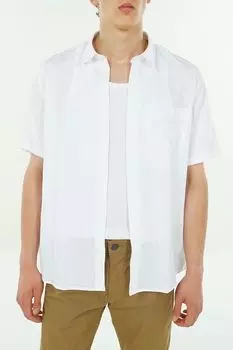 Рубашка с добавлением льна с коротким рукавом Antony Morato