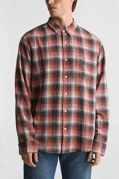 Рубашка с добавлением льна в клетку LEVI'S