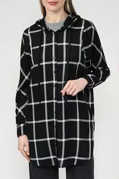 Рубашка с капюшоном в клетку s.Oliver