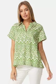 Рубашка с коротким рукавом и принтом CATNOIR