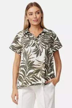 Рубашка с коротким рукавом и принтом CATNOIR