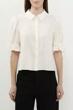 Рубашка с коротким рукавом на завязках BELUCCI