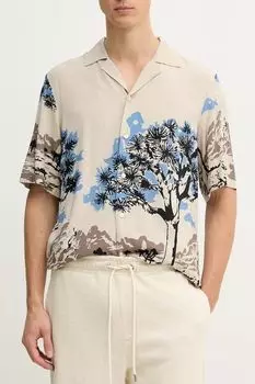 Рубашка с коротким рукавом с принтом BOSS