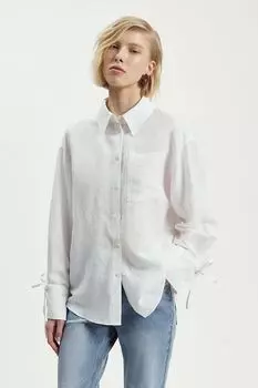 Рубашка с кулиской на рукавах Nume