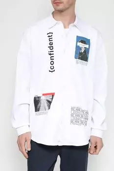 Рубашка с свободного кроя с принтом Loft