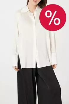 Рубашка шелковая с разрезами Fashion Rebels