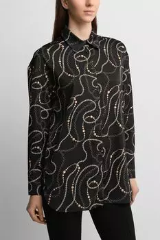 Рубашка свободного кроя с принтом SABRINA SCALA