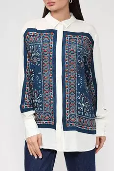 Рубашка свободного кроя с принтом Scotch & Soda