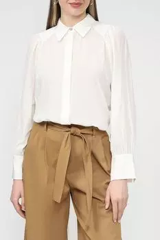 Рубашка свободного кроя шелковая BOSS