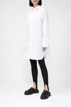 Рубашка-туника хлопковая удлиненного кроя Karl Lagerfeld