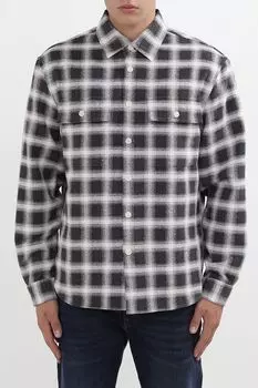 Рубашка в клетку с карманами BOSS
