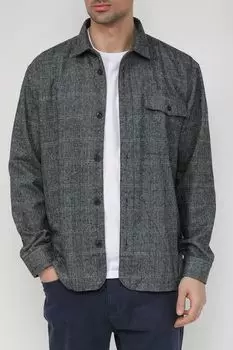 Рубашка в клетку с карманом Casual Friday