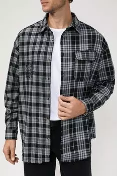 Рубашка в клетку с карманом MARCO DI RADI