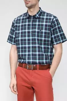 Рубашка в клетку с коротким рукавом LERROS