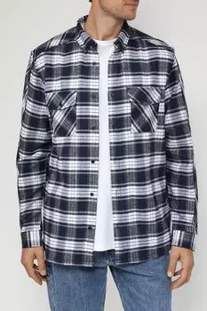 Рубашка в клетку с накладными карманами MARCO DI RADI