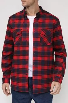 Рубашка в клетку с накладными карманами MARCO DI RADI