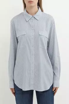 Рубашка в полоску с карманами OLSEN