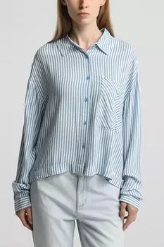 Рубашка в полоску с карманом s.Oliver