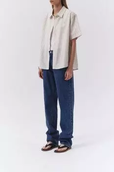 Рубашка в полоску с коротким рукавом Dunst