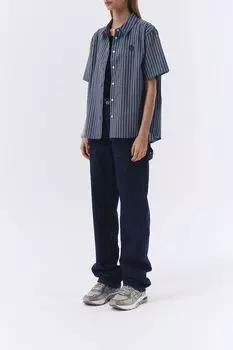 Рубашка в полоску с коротким рукавом Dunst