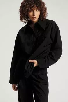 Рубашка в полоску свободного кроя Nume