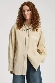 Рубашка в полоску свободного кроя Nume