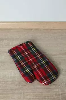 Рукавица кухонная в клетку Tartan red COINCASA