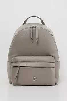 Рюкзак кожаный с карманом AFINA