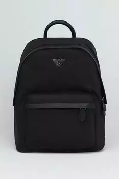 Рюкзак текстильный с карманом EMPORIO ARMANI