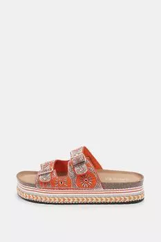Сабо со стразами Abricot