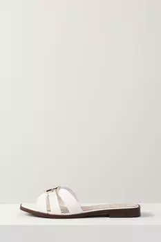 Сабо кожаное с пряжкой Symo Guess