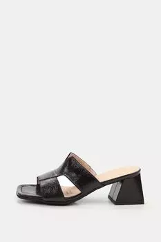 Сабо кожаные на каблуке Wonders