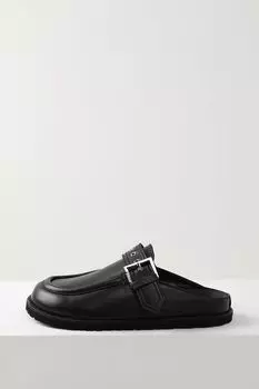 Сабо кожаные с пряжкой HUGO