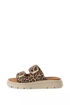 Сабо с анималистичным принтом Tamaris