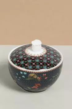 Сахарница фарфоровая с крышкой Berry Blues Pip Studio