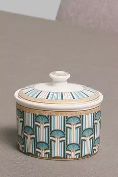 Сахарница фарфоровая с принтом Liberty Pozzi Milano 1876