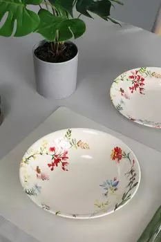 Салатник фаянсовый с принтом Spring Floral Grace By Tudor England