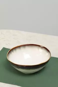 Салатник фарфоровый с принтом Nuances Easy Life