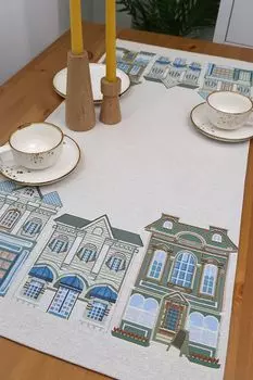 Салфетка сервировочная из гобелена с принтом Лиссабон Le Gobelin